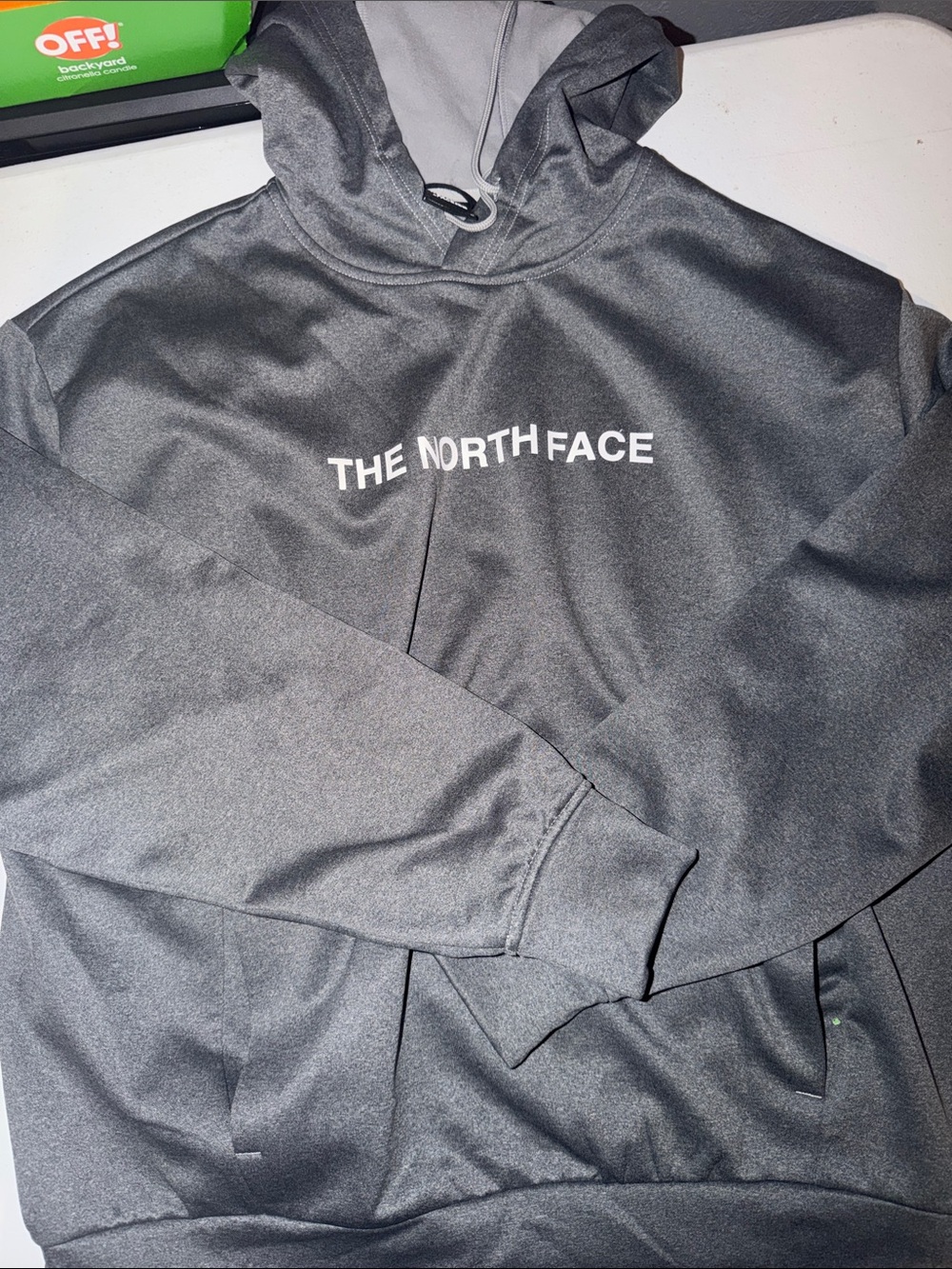 The North Face Gray Crewneck Pullover Hoodie